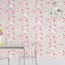 Galerie Wallcoverings Product Code 11141113 - Floral Dance Wallpaper Collection -   