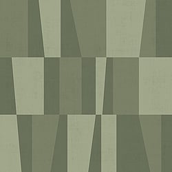 Galerie Wallcoverings Product Code 12015 - Design Wallpaper Collection - Green Colours - Art Deco Square Design
