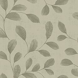 Galerie Wallcoverings Product Code 12020 - Design Wallpaper Collection - Light Beige Dark Beige Colours - Leaves Design