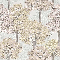 Galerie Wallcoverings Product Code 12321 - Little Explorers 2 Wallpaper Collection - Pink Colours - For a fresh way to bring a bit more nature into your interior decor, bring home a lush, leafy wallpaper like this botanical design. This cottage style pattern is intricate with a full, lush appearance and comes in a beautiful palette of pink, green and soft blue shades. Cottage Tree makes for an eye-pleasing accent wall in a relaxing bedroom, neutral living space, Boho bathroom, or chilled-out dining room. It pairs perfectly with neutral tones, warm lighting, and natural materials like bamboo and rattan. Design