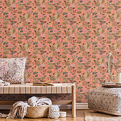 Galerie Wallcoverings Product Code 18524 - Into The Wild Wallpaper Collection - Orange Colours - Into the Wild Design