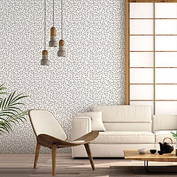 Galerie Wallcoverings Product Code 18527 - Into The Wild Wallpaper Collection - Silver Colours - Trailing Leaf Design