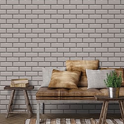 Galerie Wallcoverings Product Code 18532 - Into The Wild Wallpaper Collection - Beige Colours - Metro Tile Design