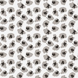 Galerie Wallcoverings Product Code 18536 - Into The Wild Wallpaper Collection - Silver Colours - Leopard Print Design
