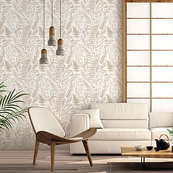 Galerie Wallcoverings Product Code 18562 - Into The Wild Wallpaper Collection - Beige Colours - Botanical Design