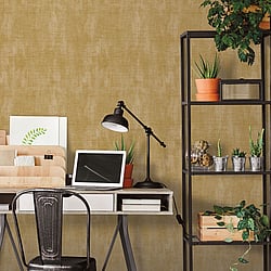 Galerie Wallcoverings Product Code 18583 - Into The Wild Wallpaper Collection - Yellow Colours - Textured Plain Design