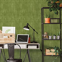 Galerie Wallcoverings Product Code 18585 - Into The Wild Wallpaper Collection - Green Colours - Textured Plain Design