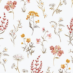 Galerie Wallcoverings Product Code 1901-3 - Spring Blossom Wallpaper Collection - White Yellow Pink Colours - BOTANICAL Design