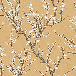Galerie Wallcoverings Product Code 1903-2 - Spring Blossom Wallpaper Collection - Yellow Colours - SAKURA TREE Design