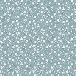 Galerie Wallcoverings Product Code 1905-1 - Spring Blossom Wallpaper Collection - Cream Blue Charcoal Colours - PETIT FLOWERS Design