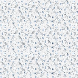 Galerie Wallcoverings Product Code 1905-2 - Spring Blossom Wallpaper Collection - Grey Blue White Colours - PETIT FLOWERS Design