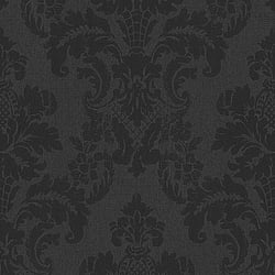 Galerie Wallcoverings Product Code 200255 - Venise Wallpaper Collection - Black Colours - Damask Design