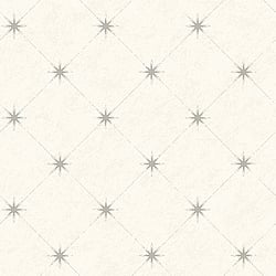 Galerie Wallcoverings Product Code 21006 - Skagen Wallpaper Collection - Cream Silver Colours - Stars Design