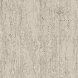 Galerie Wallcoverings Product Code 21018 - Skagen Wallpaper Collection - Grey Colours - Rustic Script Design