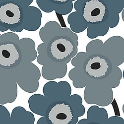 Galerie Wallcoverings Product Code 23353 - Marimekko 5 Wallpaper Collection - Grey White Black Colours - Marimekko Unikko Design