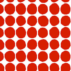 Galerie Wallcoverings Product Code 23381 - Marimekko 5 Wallpaper Collection - Red White Colours - Marimekko Pienet Kivet Design