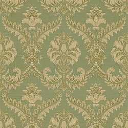 Galerie Wallcoverings Product Code 23607 - Italian Classics 4 Wallpaper Collection - Green Colours - Traditional Damask Design