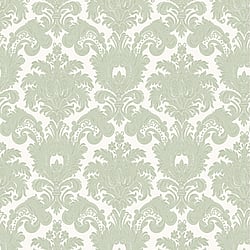 Galerie Wallcoverings Product Code 23615 - Italian Classics 4 Wallpaper Collection - Green Colours - Damask Design