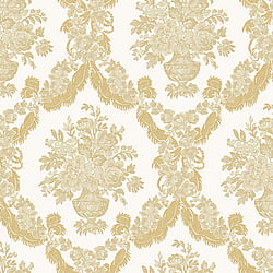 Galerie Wallcoverings Product Code 23622 - Italian Classics 4 Wallpaper Collection - Gold Colours - Floral Damask Design