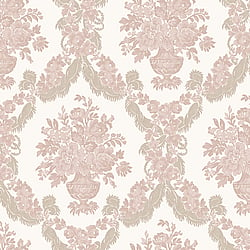 Galerie Wallcoverings Product Code 23624 - Italian Classics 4 Wallpaper Collection - Pink Colours - Floral Damask Design