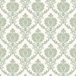 Galerie Wallcoverings Product Code 23645 - Italian Classics 4 Wallpaper Collection - Green Colours - Italian Damask Design
