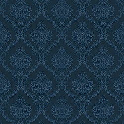 Galerie Wallcoverings Product Code 23649 - Italian Classics 4 Wallpaper Collection - Blue Colours - Italian Damask Design