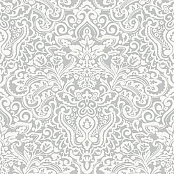 Galerie Wallcoverings Product Code 23651 - Italian Classics 4 Wallpaper Collection - Grey Colours - Paisley Damask Design