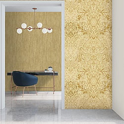 Galerie Wallcoverings Product Code 26704 - Tropical Wallpaper Collection - Peanut Colours - Tahiti Design