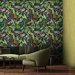 Galerie Wallcoverings Product Code 26742 - Tropical Wallpaper Collection - Pineapple Colours - Kiribati Design