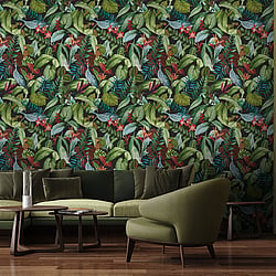 Galerie Wallcoverings Product Code 26742 - Tropical Wallpaper Collection - Pineapple Colours - Kiribati Design