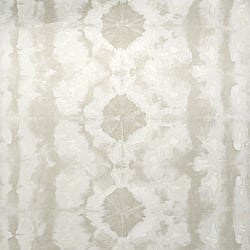 Galerie Wallcoverings Product Code 26790 - Crafted Wallpaper Collection - Cream White Taupe Silver Colours - Batik Design