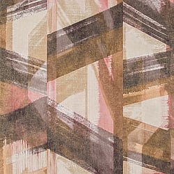 Galerie Wallcoverings Product Code 26798 - Crafted Wallpaper Collection - Pink Bronze Gold White Colours - Glaze Design