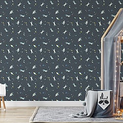 Galerie Wallcoverings Product Code 26833 - Great Kids Wallpaper Collection -  Super Space Design