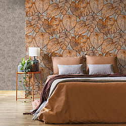 Galerie Wallcoverings Product Code 26940 - Julie Feels Home Wallpaper Collection -  Monstera Design