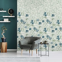 Galerie Wallcoverings Product Code 26965 - Julie Feels Home Wallpaper Collection -  Petunia Twinwall Design