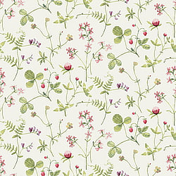 Galerie Wallcoverings Product Code 27010 - Morgongava Wallpaper Collection - Green Red Purple Colours - Julia Design