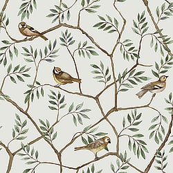 Galerie Wallcoverings Product Code 27017 - Morgongava Wallpaper Collection - Green Brown Colours - August Design