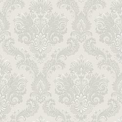 Galerie Wallcoverings Product Code 28821 - Italian Style Wallpaper Collection - Silver Grey Colours - DAMASCO CAIRO Design