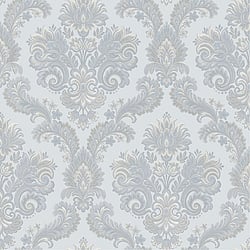 Galerie Wallcoverings Product Code 28826 - Italian Style Wallpaper Collection - Blue Colours - DAMASCO CAIRO Design