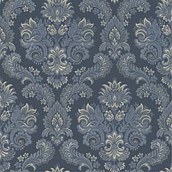 Galerie Wallcoverings Product Code 28829 - Italian Style Wallpaper Collection - Blue Colours - DAMASCO CAIRO Design