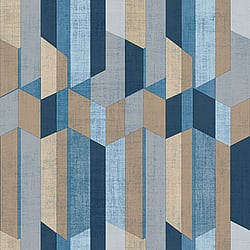 Galerie Wallcoverings Product Code 29926 - Italian Textures 2 Wallpaper Collection - Blue Beige Colours - Geo Design