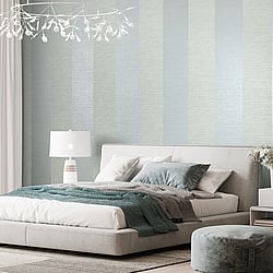Galerie Wallcoverings Product Code 30024 - Slow Living Wallpaper Collection - Grey Silver Turquoise Mint Colours - Simplicity Frost Mint Design