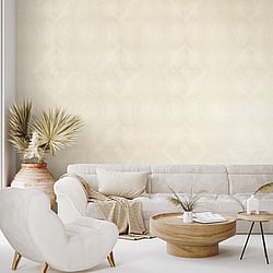 Galerie Wallcoverings Product Code 30033 - Slow Living Wallpaper Collection - Beige Cream Brown Gold Sand Colours - Flow Sand Gold Design