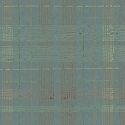 Galerie Wallcoverings Product Code 30437 - Essentials Wallpaper Collection - Green Orange Gold Colours - Embossed Check Design