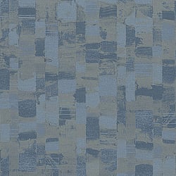 Galerie Wallcoverings Product Code 30814 - Montego Wallpaper Collection - Multi-Blue Colours - Block Print Design