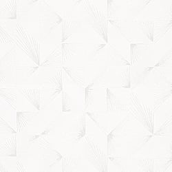 Galerie Wallcoverings Product Code 31841 - Imagine Wallpaper Collection - White Pearl Colours - Contemporary Fan Motif Design