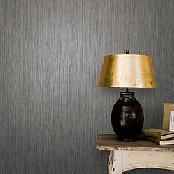 Galerie Wallcoverings Product Code 32217 - Avalon Wallpaper Collection - Grey Colours - Verticle Texture Design