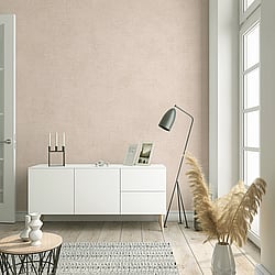 Galerie Wallcoverings Product Code 32434 - The New Textures Wallpaper Collection - Rose Colours - Linen Texture Design