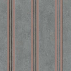 Galerie Wallcoverings Product Code 32637 - City Glam Wallpaper Collection - Rose Gold Grey Colours - Mixed Stripe Design