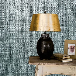 Galerie Wallcoverings Product Code 32811 - Perfecto 2 Wallpaper Collection - Turquoise Colours - Weave Texture Design
